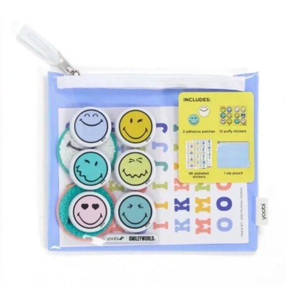 YOOBI X SMILEYWORLD 111 Piece Activity Set School Supplies NEW - Picture 3 of 5